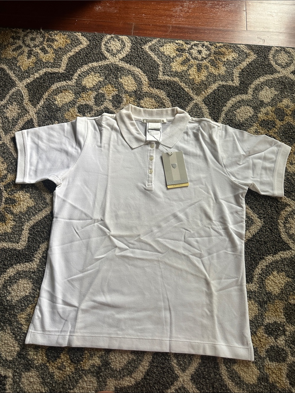Nike Women’s White Short-Sleeve Polo Golf